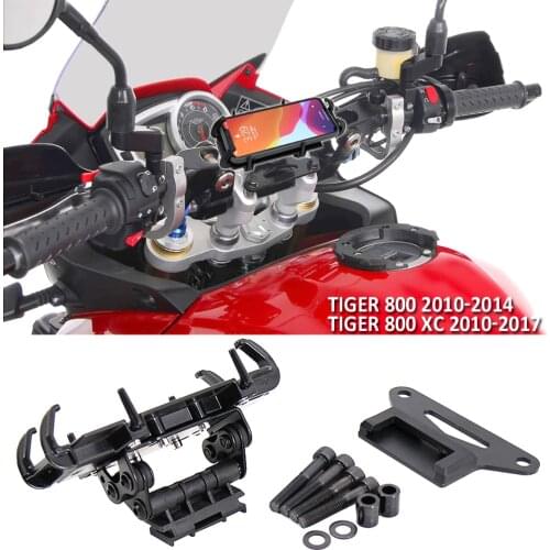 Tiger 800 2010-2014 Motorcycle Navigation Bracket GPS Plate Bracket Phone Holder USB For Triumph Tiger 800 XC 2010-2017