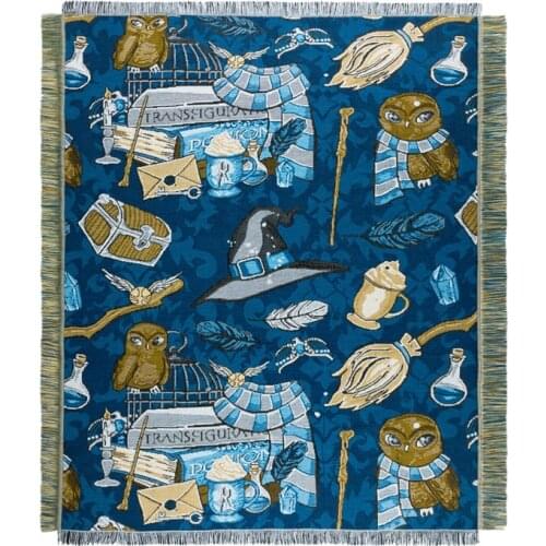 New magic owl Sofa Covers American style Throw Blanket Sofa Decorative Slipcover Cobertor on Sofa Beds Plane Travel Plaid