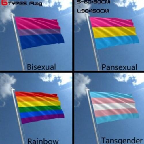 90x150cm Rainbow Flag LGBT Rainbow Lipstick Lesbian Pride Flag LESBIAN PRIDE PEACE Pennants Flag