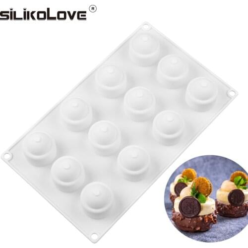 SILIKOLOVE New 3D Silicone Cake Mold Baking Accessories Mousse Mold Home Kitchen Sugarcraft Silicone Bakeware Dessert Tools