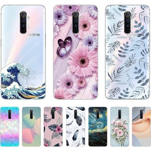 Silicon Case for Realme X2 Pro Tpu Transparent Luxury Clear Shell Phone Case shockproof 360 Full protection bumper RMX1931