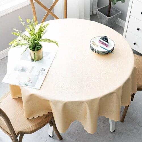 European style waterproof oil proof hot proof and wash free tablecloth dinning table decoration