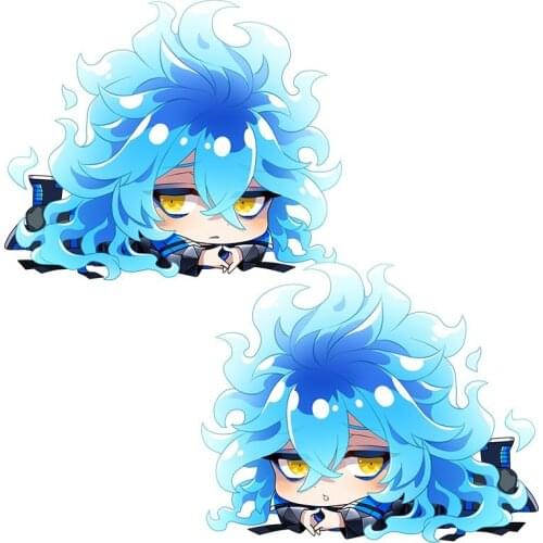 High Score Hot Original Twisted Wonderland Surrounding Anime Lying Pillow Floyd Second Element Plush Doll Gift Toy Pillow Hugs