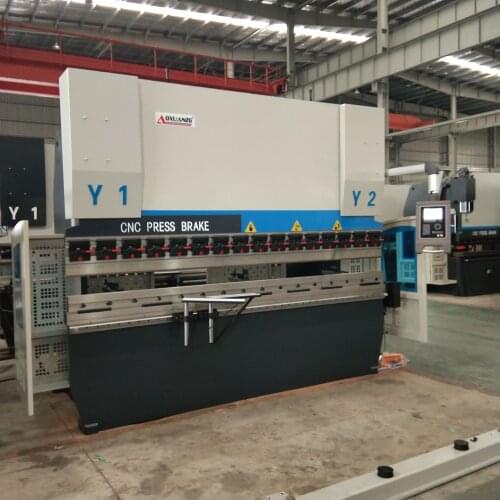 1000KN Hydraulic CNC Press Brake 4+1 Axis Delem With DA52S Controller