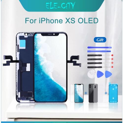 Best OLED Display For iPhone XS LCD Touch Screen Display Assembly With 3D Touch Replacement Support To Repair Truetone