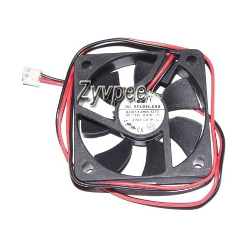 Zyvpee® 50x50x10mm AD0512MS-G70 12V 0.07A 2Wire AD0512LB-G70 Cooler Fan