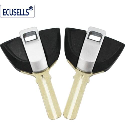 2PCS*New Uncut Key Blanks Case Shell for BMW K1300S K1300R K1200R 1200RT 1200GS black