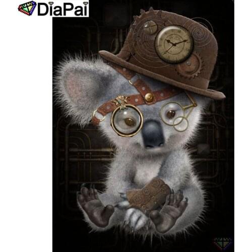 DIAPAI 5D DIY Diamond Painting 100% Full Square/Round Drill "Animal koala" Diamond Embroidery Cross Stitch 3D Decor A21734