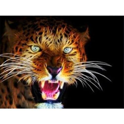 DIY Tiger diamond painting , head animals dimaond embroidery full tiger heads diamond painting mosaic full round drill tiger