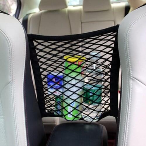 Car seat side mesh pocket interior accessories for Cadillac XTS SRX ATS CTS/Renault Koleos Fluenec Latitude