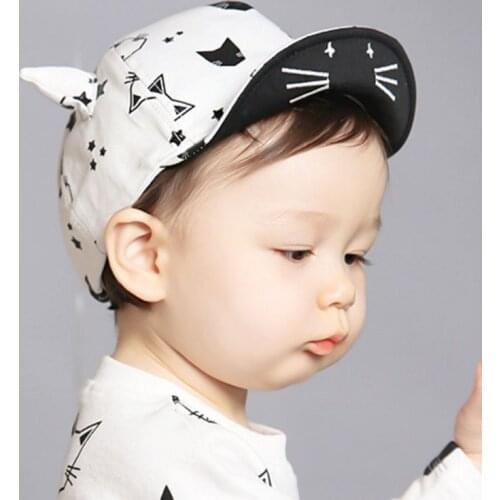 1 Piece Lytwtws Cute Summer Newborn Baby Hat GirlS BoyS Baseball Cap Infant Cotton Unisex Toddlers Sun