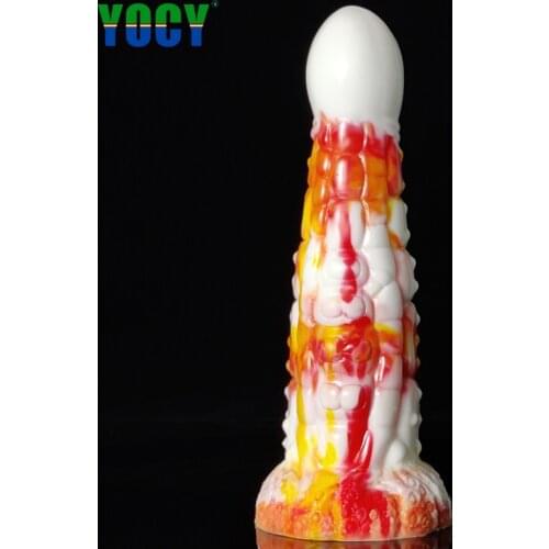YOCY Big Butt Plug Silicone Anal Sex Toy Massager Suction Cup Dildo For Women Fantasy Colorful Sex Products Anus Masturbators