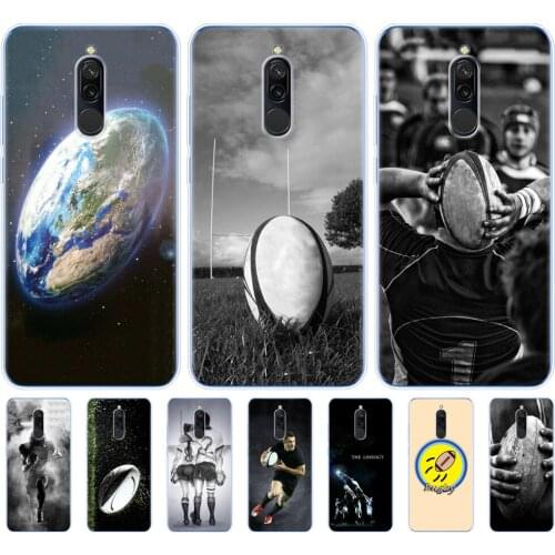 Cover for redmi 8a 8 case for xiaomi redmi note 8 PRO 8T 9S case for xiaomi mi 10 PRO NOTE 10 PRO MI 9 lite Rugby Ball Sport