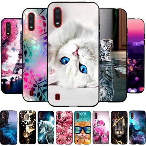 For Samsung Galaxy M01 Case 5.7 inch Soft TPU Silicon Back Phone Case Cover For Samsung M01 SM-M015 Coque Bumper Protective