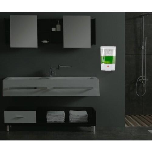 700ml Automatic Sensor Bathroom Liquid Soap Dispenser Touchless Wall Mounted Kitchen Detergent Bath Shampoo Lotion Dispenser