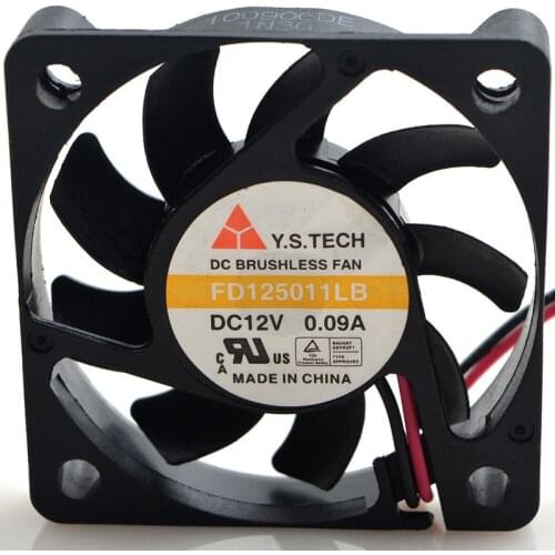 FOR Yuanshan y.s. techfd125011lb dc12v0.09a5010 cooling fan