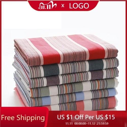 Coarse linen thickened double non-pilling non-fading group purchase welfare e-commerce source bedspread 100% Cotton Yarn
