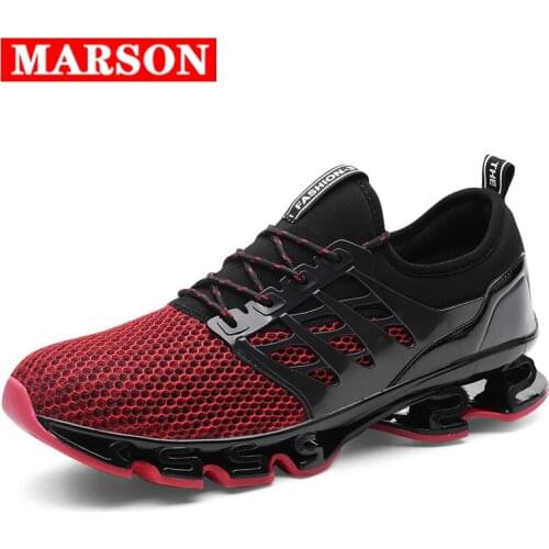 Men Casual Shoes Fish Scale Blade Lace-up Comfortable Sports Men Breathable Gym Mesh Running Mesh Fashion Shoes Sneakers Unisex