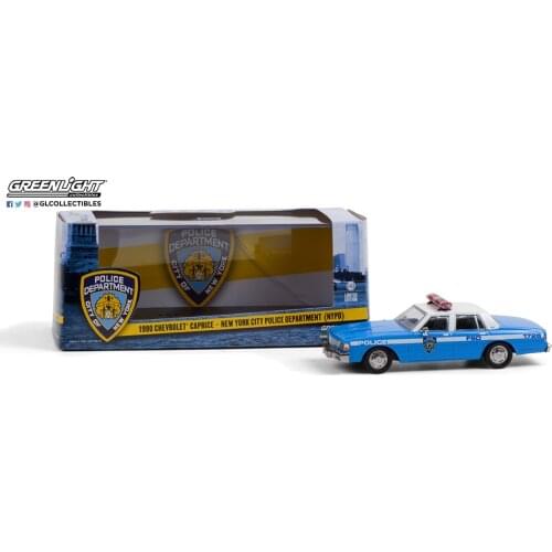 Greenlight cars 1/43 1990 Chevrolets NYPD Collection Metal Die-cast Simulation Model Cars Toys