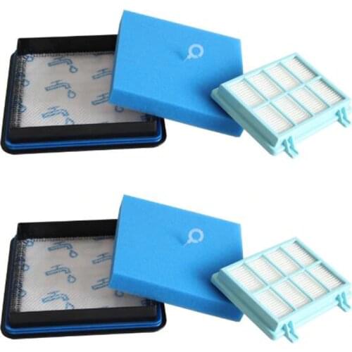 Pack of 2 Filter Set for PowerPro Compact FC9331 FC9332 FC8010 Vacuum Cleaners