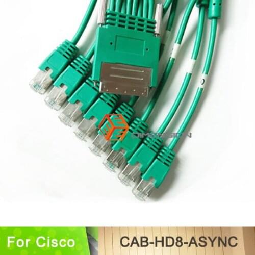 Wholesale Very High Quality 10FT Network Switch 8-port EIA-232 Async Cable HD8 Cable CAB-HD8-ASYNC Cable for Cisco