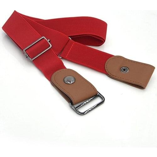 1 Pcs Buckle-free Belt For Jean Pants,dresses,no Buckle Belt Waist Bulge,no Belt Stretch Waist Hassle Elastic For Women/men