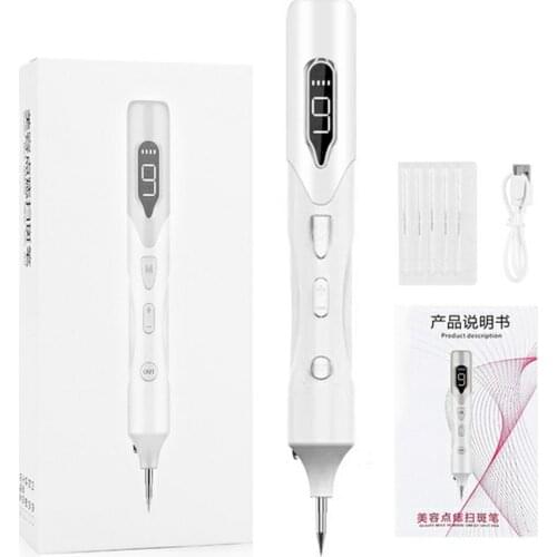 9 Level LCD Plasma Pen Mole Tattoo Freckle Wart Tag Removal Pen Dark Spot Remover For Face Skin Care Tool Beauty Machine