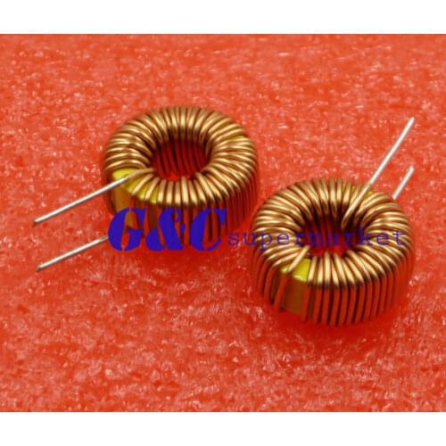 10PCS Toroid Core Inductors Wire Wind Wound for DIY mah--100uH 6A Coil diy electronics
