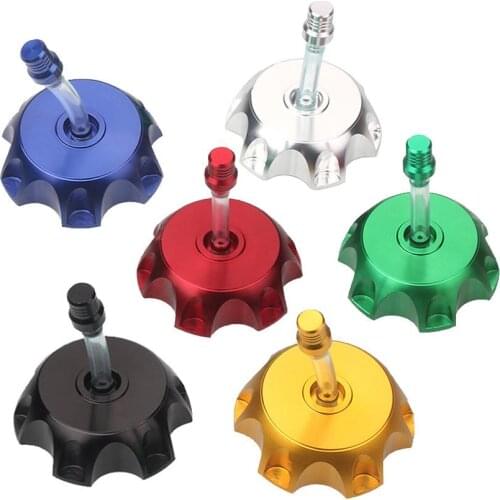 Universal Cnc Aluminum Motorcycle Accessories Parts Gas Fuel Petrol Tank Cap For Dirt/pit Bike Atv Quad