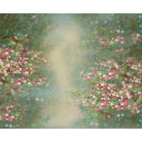Paint Floral newborn photo background vinyl fondo fiesta marriage photography backdrops for photo studio props Photophone NB-043