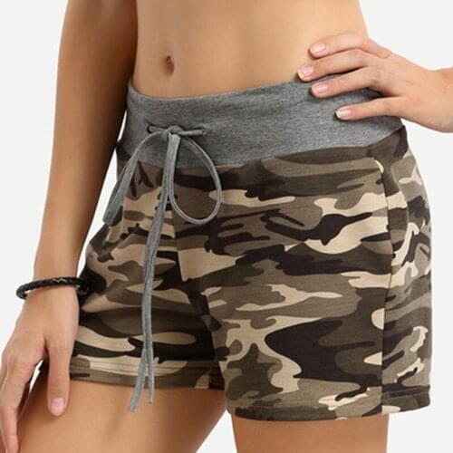 High Quality Female Fashion Outdoor Running Shorts Women Cotton Casual Camouflage Shorts Army Military Hiking Sport Shorts