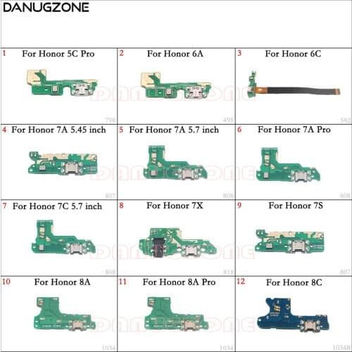 USB Charging Dock Port Plug Socket Jack Connector Charge Board Flex Cable For Huawei Honor Play 7A Pro 5C 8A / 7C 7X 7S 8C 6A 6C