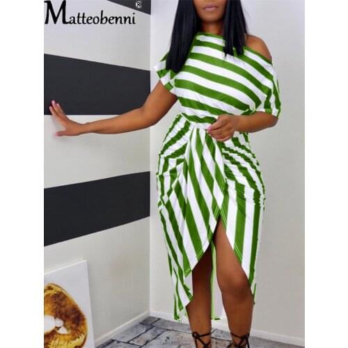 2021 Ladies Tie Dye Dress Fashion Strapless Striped Slim Long Street Dress Casual Home Outdoor Commuter Plus Size Dress Women