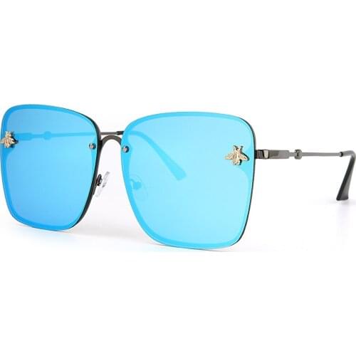 2020 top Brand Luxury Fashion Women Silver Metal Glasses UV400 APGS3-G5336-KMD1M Aqua di Polo 1987 Sunglasses