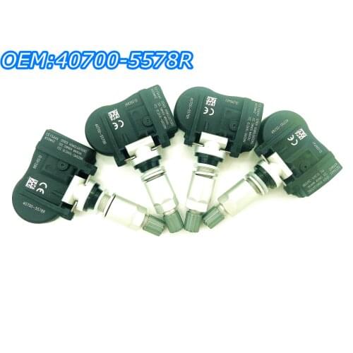 4 Pcs 407005578R Tire Pressure Sensor Monitoring System For MEGANE 2 (2002-2009) SCENIC 2 (2003-2009) S120123006F 40700-5578R