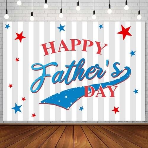 Happy Fathers Day Photography Background Best Dad Backdrop Bow Tie Stars Stripes Photo Studio Photozone Photophone Props Banner