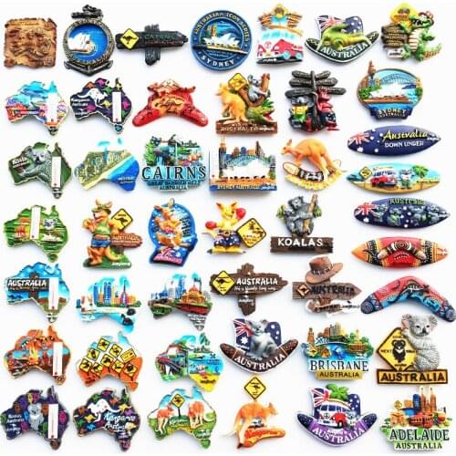 Australia 3D Kangaroo Fridge Magnets Tourism Souvenir Refrigerator Sticker Collection Handicraft Gift Decoration Articles