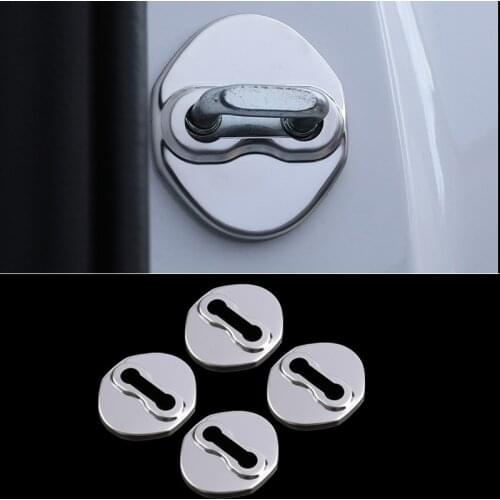 Stainless steel Car Door Lock Protection Cover Case For Hyundai Tucson IX35 I30 Elantra Sonata Azera Veracruz for Kia Sportage R