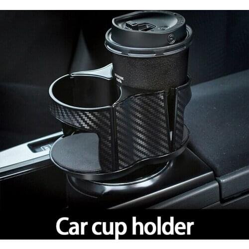 Car Drink Holder Double Hole Beverage Holder Car Drink Bottle Cup Holder Water Bottle Mount Stand Coffee Drinks Car Accessories