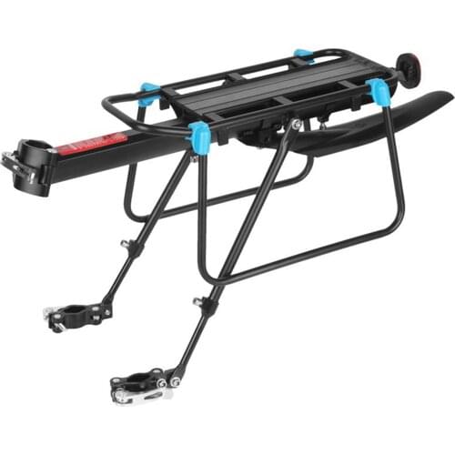 75KG Bicycle Luggage Carrier Bike Rack Aluminum Alloy Cargo Rear Rack Shelf Cycling Seatpost Bag Holder Stand MTB Install Tools