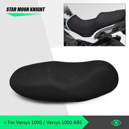 For Kawasaki Versys1000 ABS Rear Seat Cowl Cover Waterproof Insulation Net 3D Mesh Protector Motorcycle Accessories Versys 1000