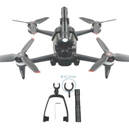 Drone Night Flight LED Light For DJI FPV Combo Photography Fill light Lamp 3D Printed Flashlight Bracket for DJI FPV Accessories