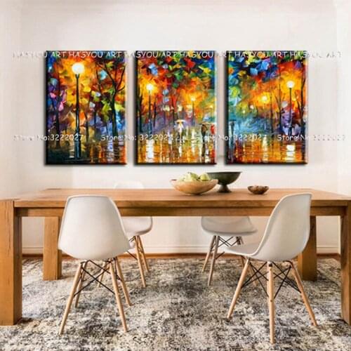 HASYOU ART hand painted oil painting modern oil paintings on canvas abstract painting Knife View pop art cheap modern paintings