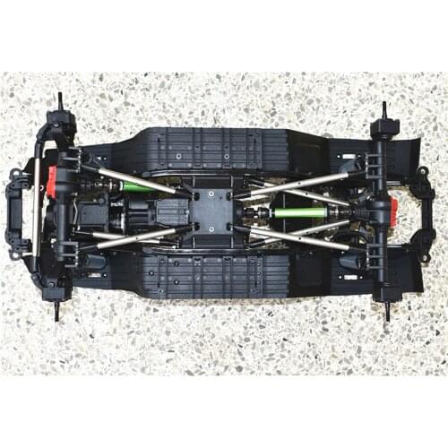 For 1/10 Axial AXI03007 SCX10 III Whole Car Tie Rods Jeep Wrangler Stainless Steel Positive Negative Thread Adjustable Tie Rods