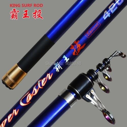 KING SURF ROD WITH 3.90M,4.20M,4.50M LURE WEIGHT-100-150G