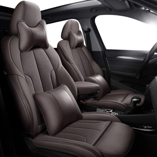 ZHOUSHENGLEE Make Custom Leather car seat covers For BORGWARD BX7 BX5 BXi7 BX6 BMW z4 E85 E86 Automobiles Seat Covers car seats