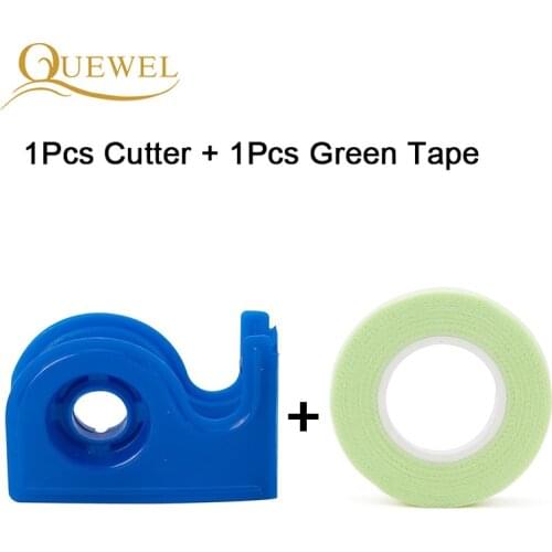 Quewel False Eyelash Extension Tape Cutter Easy To Cut Off Eyelashes Isolation Tape Split Grafting Eye Lash Portable Tapes Tool
