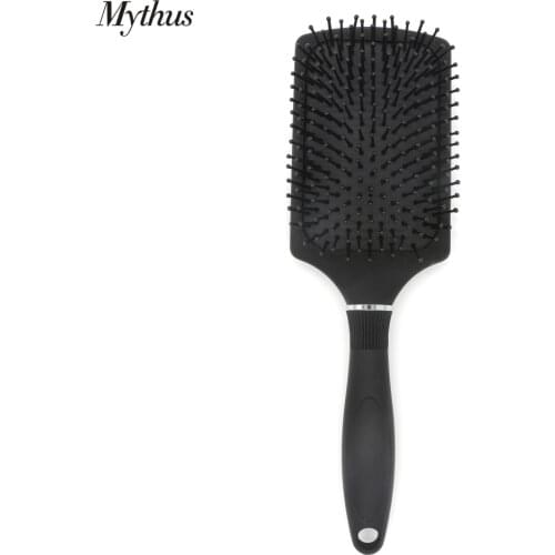Mythus Hair Scalp Massage Paddle Brush Big Cushion Air Bag Hairbrush Ball Tip Hair Tangle Brush Antistatic Comb In 2 Colors M-97