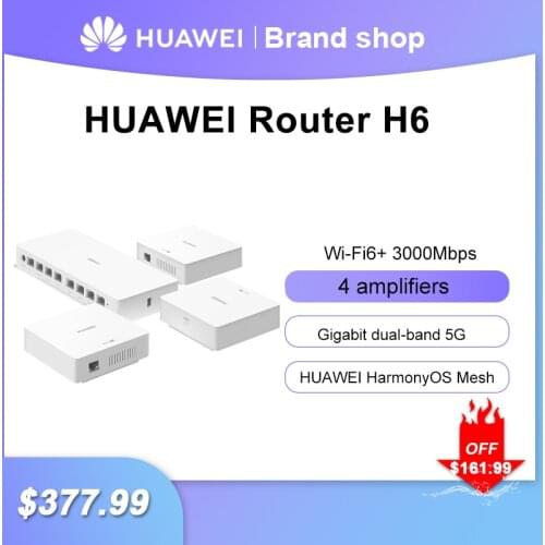 NEW 2021 Huawei Router H6 HarmonyOS mesh wifi gigabit router H6 Pro Wi-Fi 6+ 3000 Mbps full coverage Dual frequency 4 Amplifiers