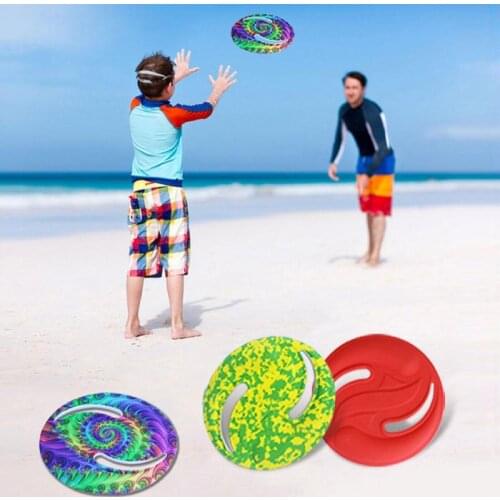 2021 Newest EVA Plate Childrens Toy Outdoor Funny Training Toy Gift For Kids Folding Swirling Training Disk